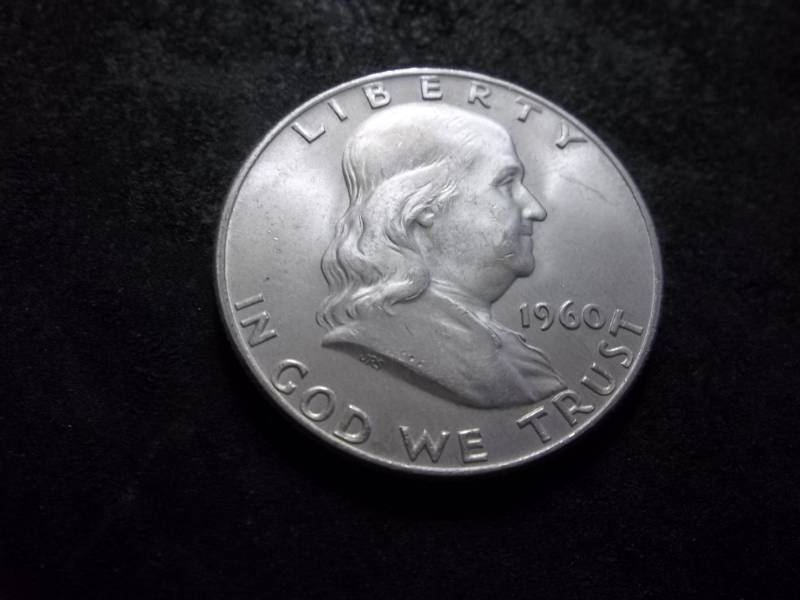 1960 D Franklin Half Dollar