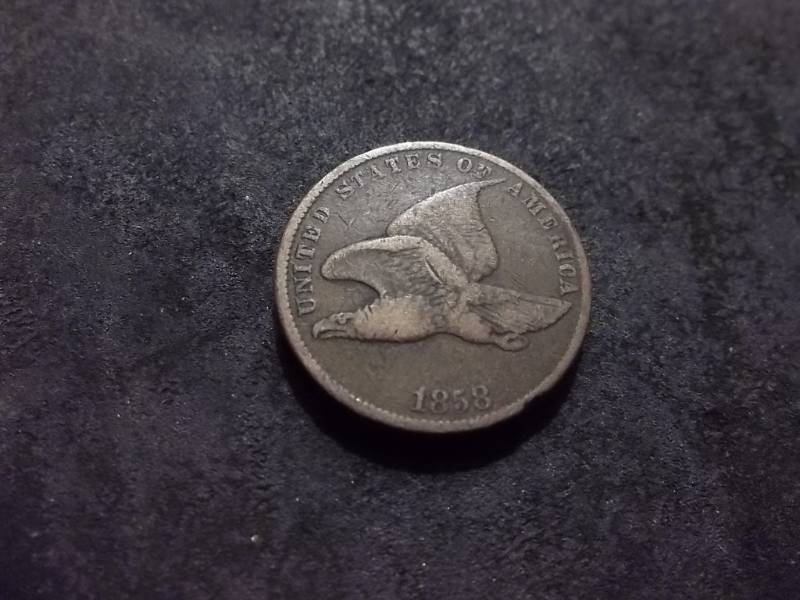 1858 Flying Eagle Cent Small Letters