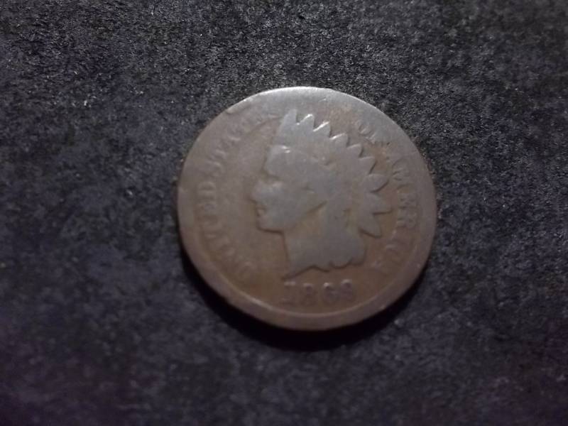 1869 Indian Head Cent