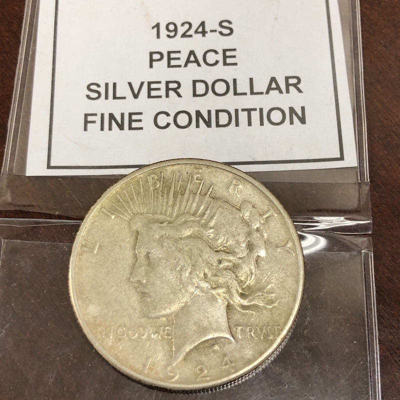 1924-S Peace Dollar