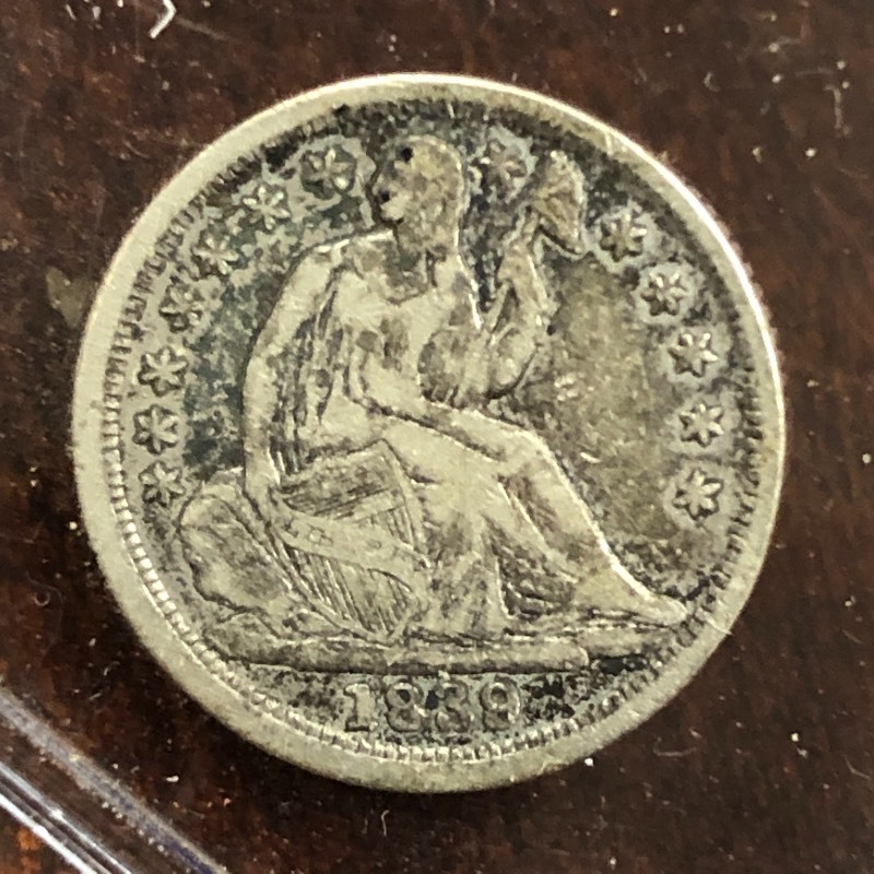 1839 12-Dime
