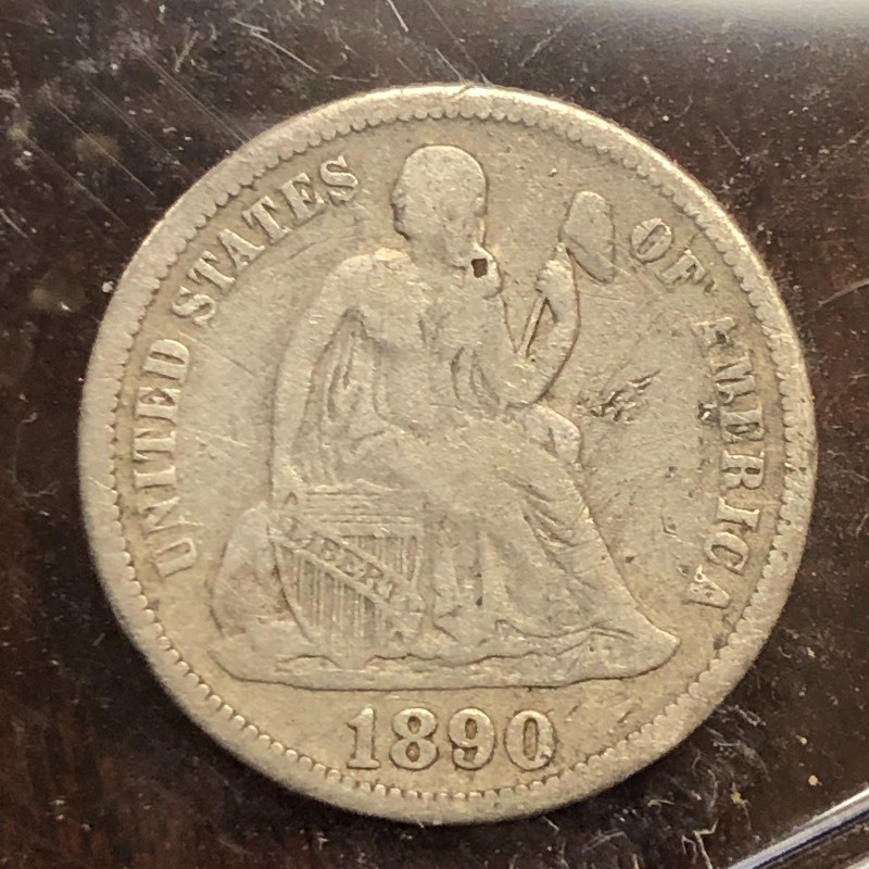 1890 Dime