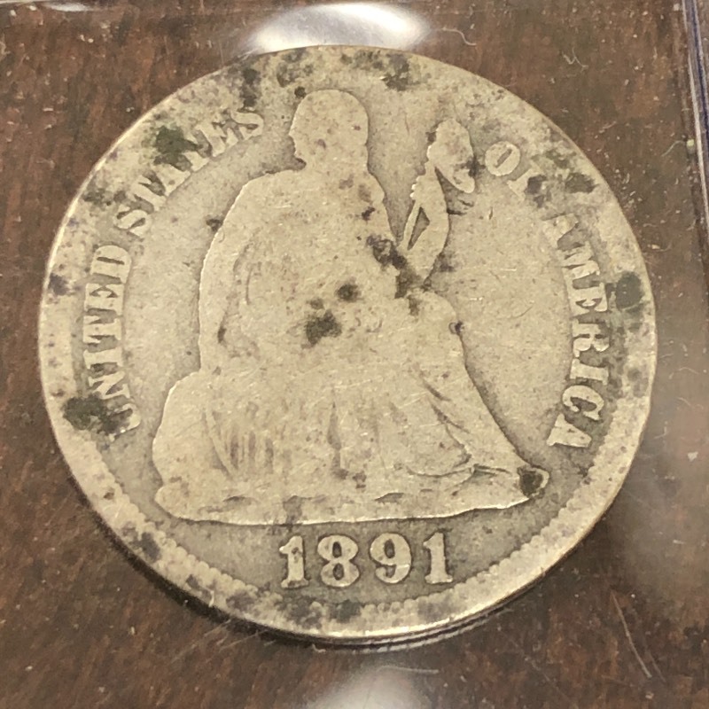 1891 Dime