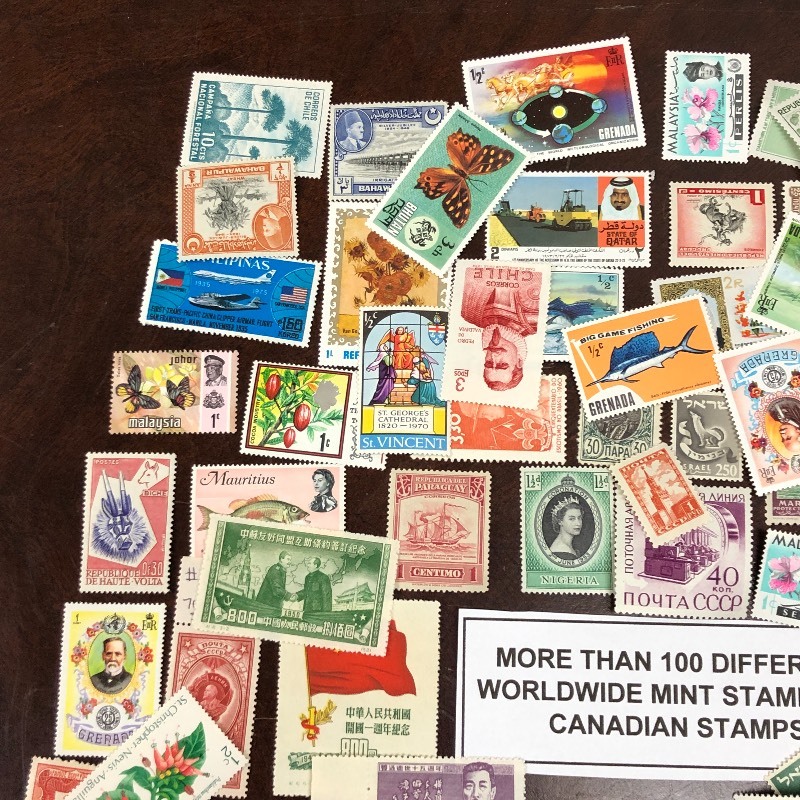 More Than (100) Worldwide Mint Stamps