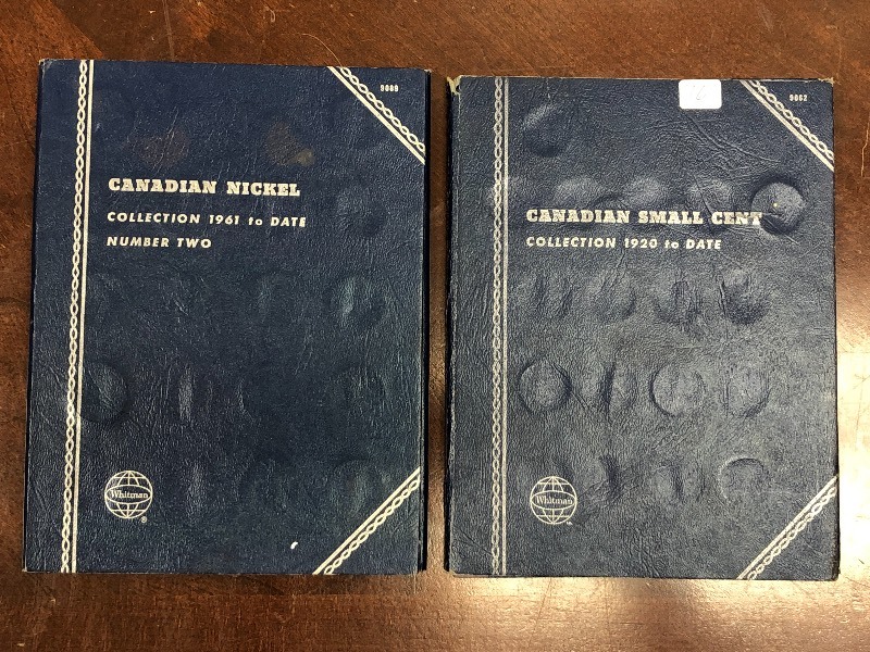Canadian Cent Album Plus Canadian Nickel Album