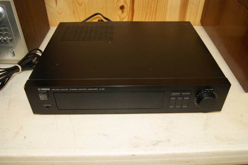 lot 10 image: Yamaha C-50 Stereo Control Amplifier (1982-83)