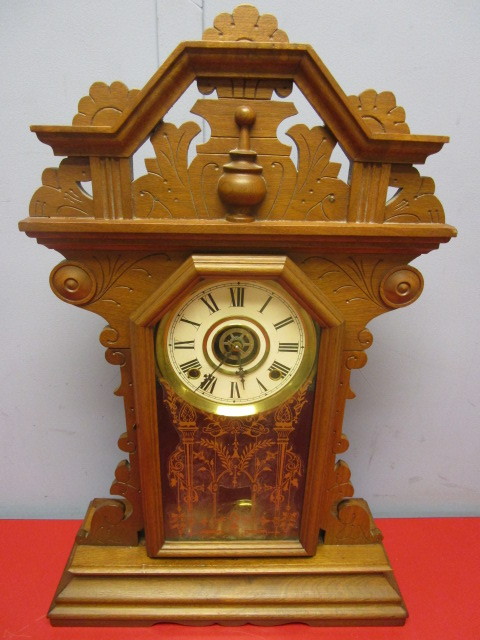 lot 705 image: L. INGRAM MANTEL CLOCK