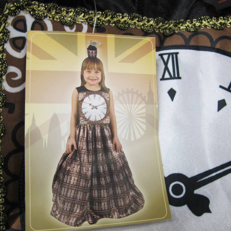 Girls Clock Tower Costume