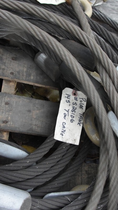 5 - SAFTEY TOW CABLE BRIDLE  145 LG.