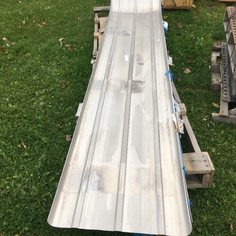 7- ALUMINUM FENDERS  127 LG. RIB DOWN