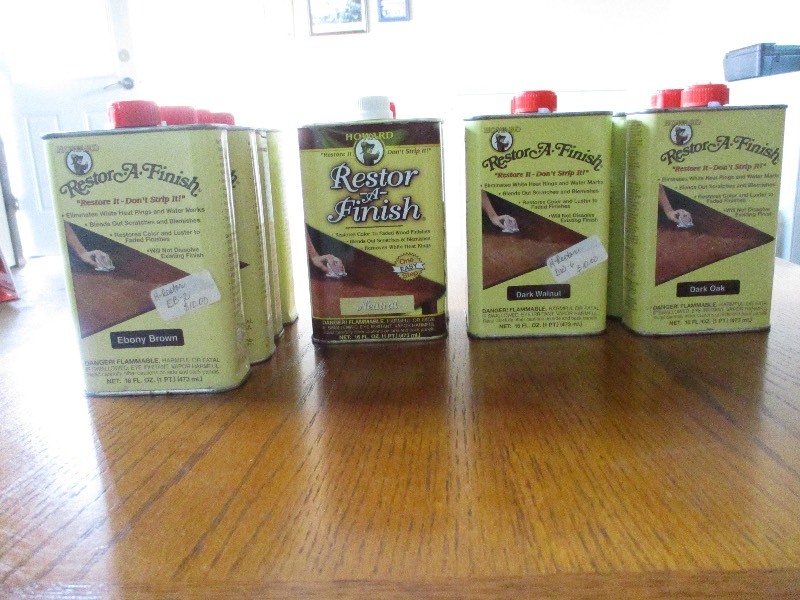 lot 12 image: RESTORE A FINISH WOOD POLISH