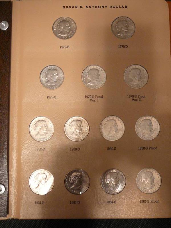 lot 4 image: Susan B Anthony Dollar Collection