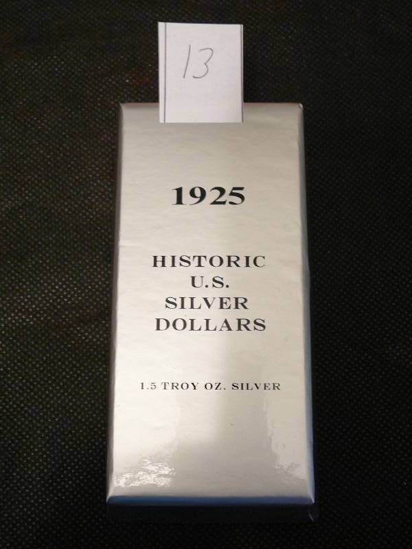 lot 13 image: 2 - 1925 Peace Silver Dollars