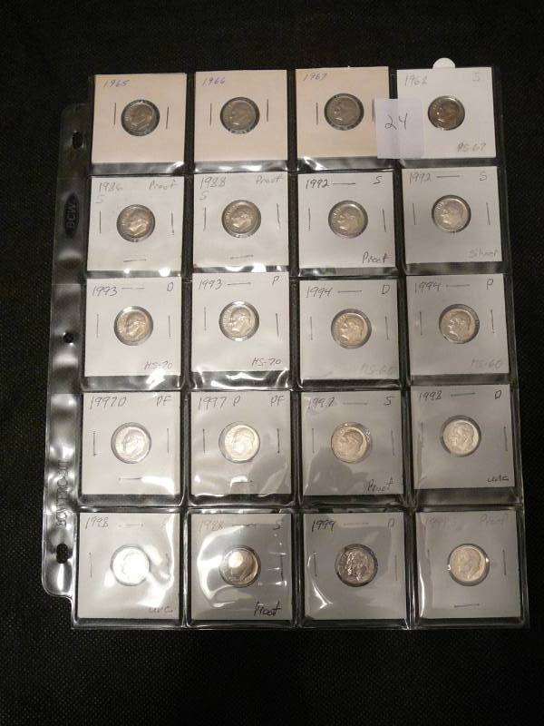 lot 24 image: 20 - Roosevelt Dimes