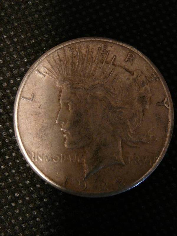 lot 47 image: 1922 S Peace Dollar