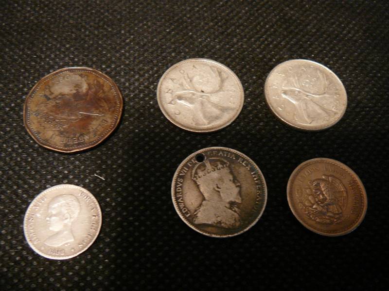 lot 95 image: 6 Silver Foreign Coins