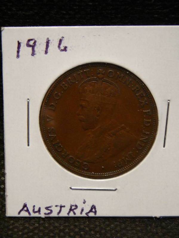 lot 109 image: 1916 Georgivs VD G Britt Omn Rex