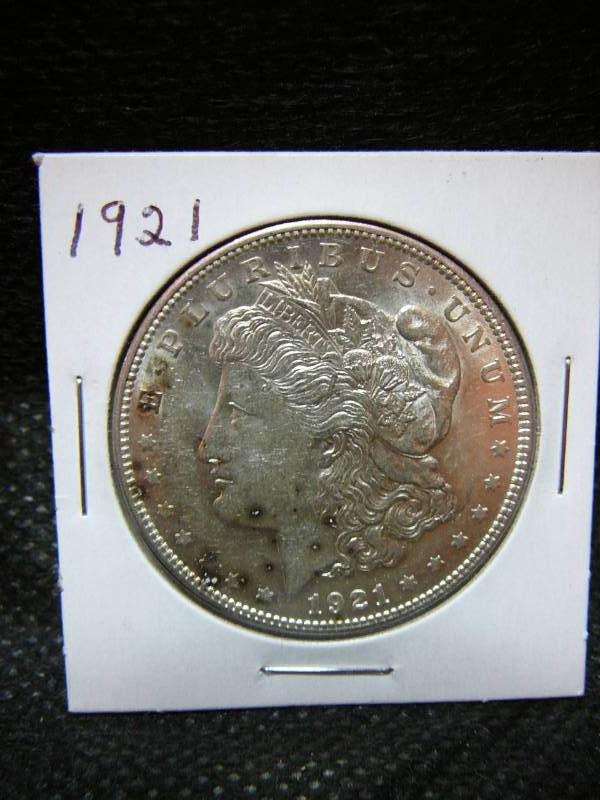 lot 130 image: 1921 Morgan Silver Dollar