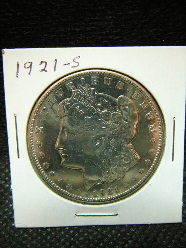lot 131 image: 1921 S Morgan Silver Dollar