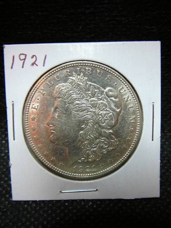 lot 132 image: 1921 Morgan Silver Dollar