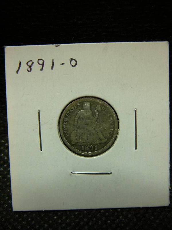 lot 135 image: 1819 O Seated Liberty Dime