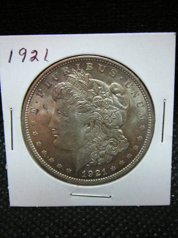 lot 138 image: 1921 Morgan Silver Dollar