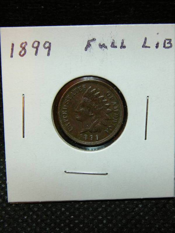 lot 142 image: 1899 Indian Head Penny