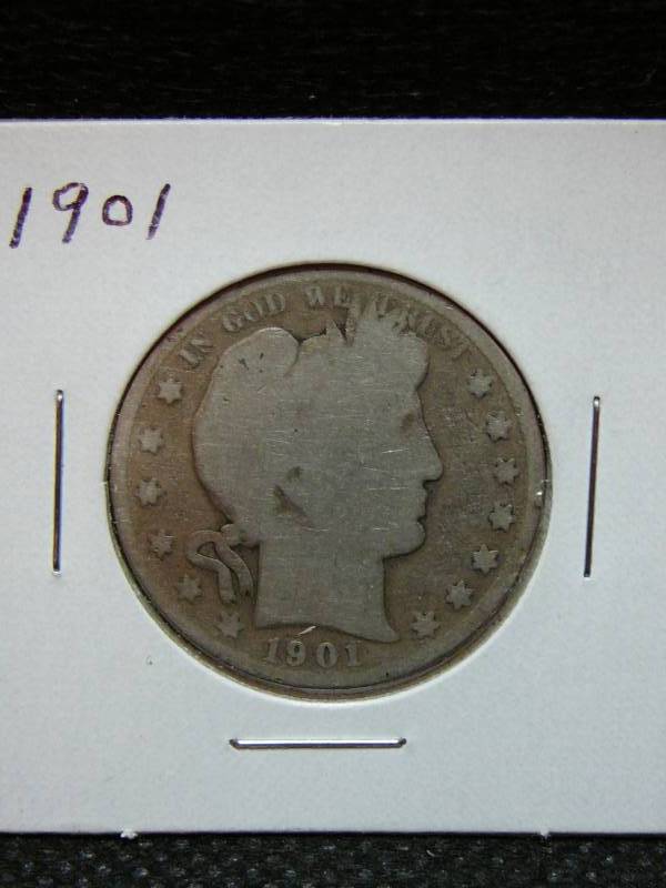 lot 147 image: 1901 Barber Half Dollar