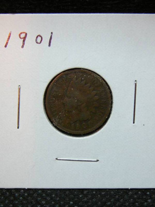 lot 152 image: 1901 Indian Head Penny