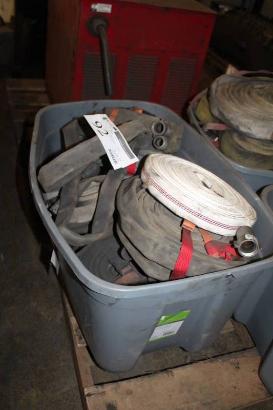 lot 92 image: Lot of (Approximately 10) 1in. Fire Hoses