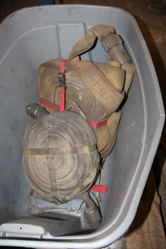 lot 94 image: Lot of (2) 1-12in. Fire Hoses