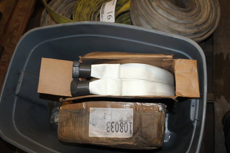 lot 90 image: Lot of (2) 100ft. 1-12in. Fire Hoses