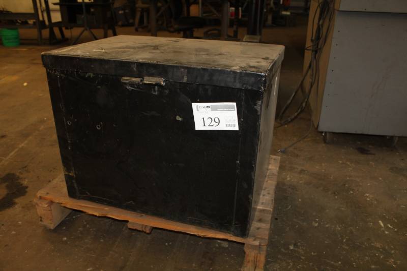 lot 129 image: Metal Box with Lid