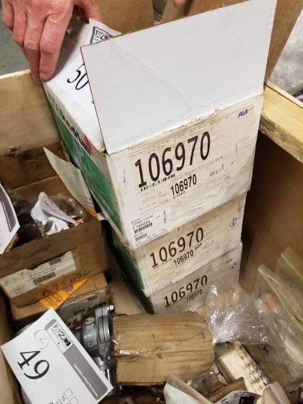 lot 50 image: Lot of (3) ASCO Red-Hat II Shut-Off Valve 104R