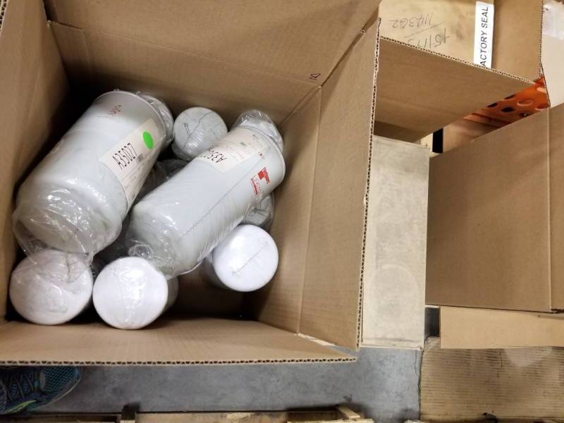 lot 63 image: Lot of (19) Fleetguard Fuel and Oil Filters