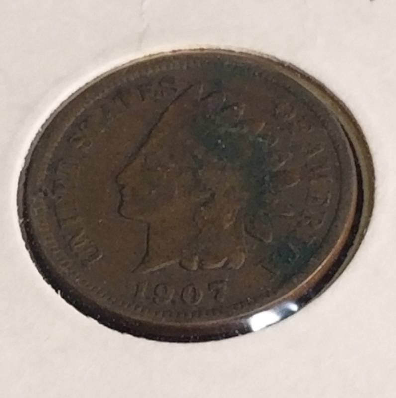 4 INDIAN HEAD CENTS 1903 1905 1907 1909