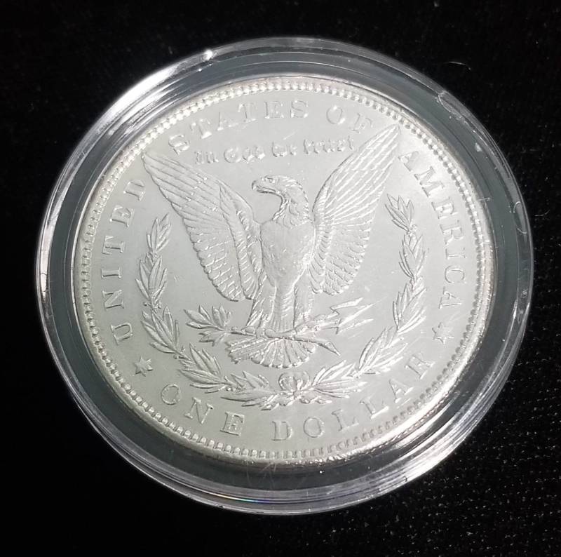 1891 MORGAN SILVER DOLLAR IN AIRTITE