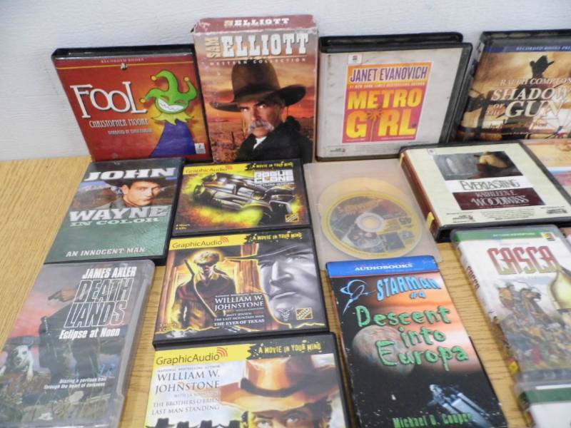lot 20 image: DVDs - Audio Books