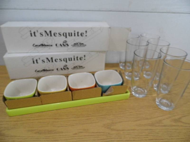 lot 64 image: 2 New Salsa Sets - Glasses