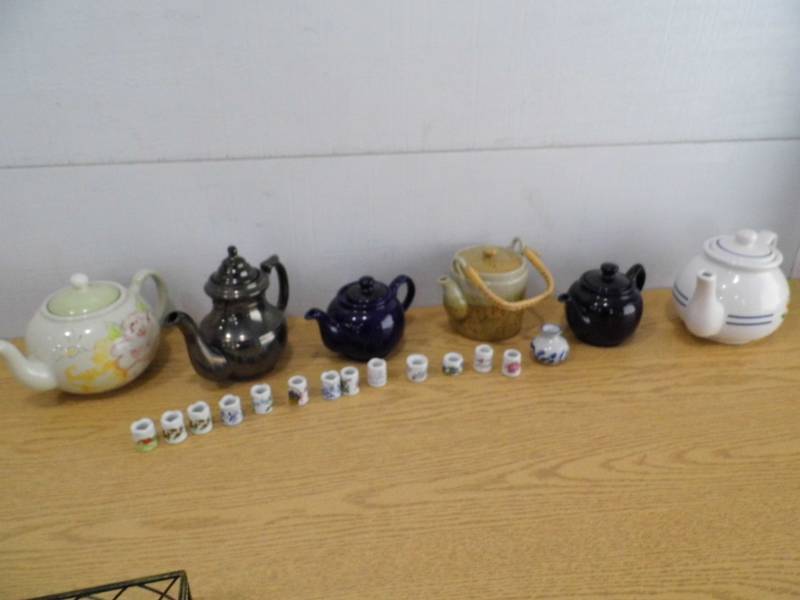 lot 75 image: Teapots - Mini Candle Holders