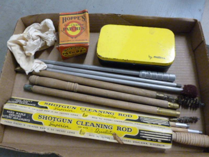 lot 76 image: Vintage Gun Cleaning Kits