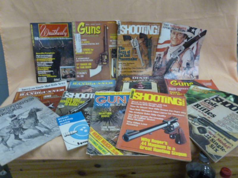 lot 185 image: Vintage Gun Magazines
