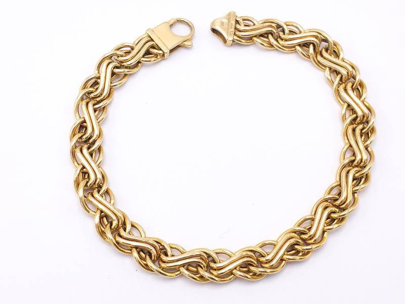 Designer 14k Yellow Gold Estate Bracelet