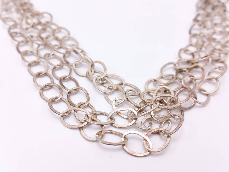 48 Sterling Silver Estate Necklace
