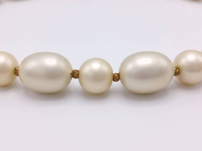 Vintage Pearl Costume Jewelry Estate Choker