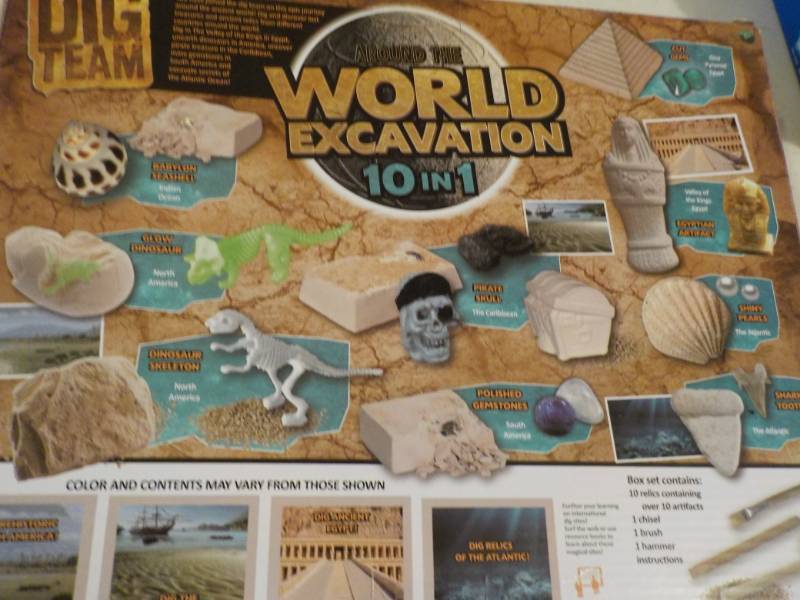 lot 4 image: Around the World Excavation 10 in 1...