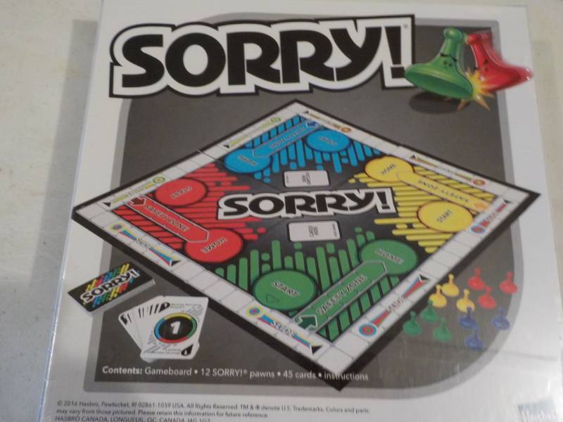 lot 5 image: Sorry Game...