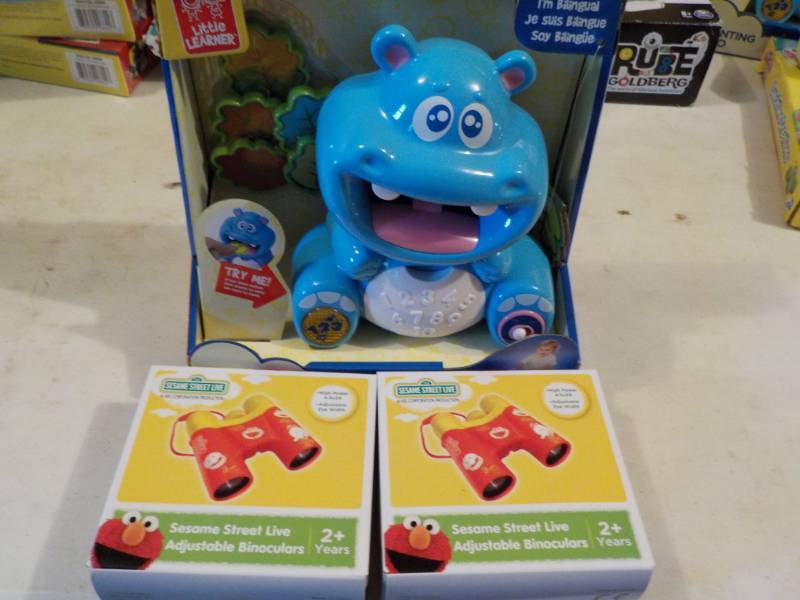 lot 16 image: Counting Hippo and 2 Sesame Street ...