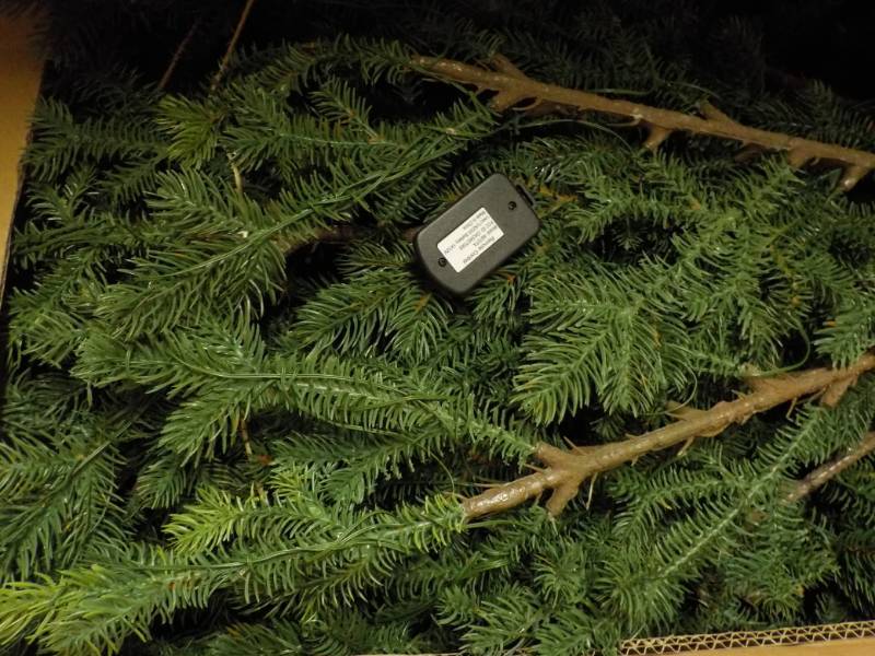 lot 79 image: 7.5 ft Elegant Natural Fir LED Pre ...