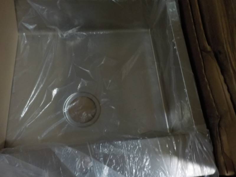 lot 106 image: Universal Mount Stainless Steel Sin...